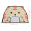 Pet Feeding Mat Polyester The Cat 3