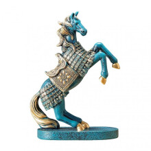 (A) Simulated Horse Figurine Realistic Miniature Pony Resin Statue Animal Sculpture Decoration Ornament Housewarming Gift