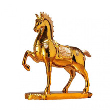 (D) Simulated Horse Figurine Realistic Miniature Pony Resin Statue Animal Sculpture Decoration Ornament Housewarming Gift
