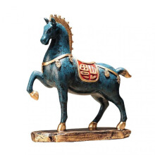 (C) Simulated Horse Figurine Realistic Miniature Pony Resin Statue Animal Sculpture Decoration Ornament Housewarming Gift