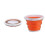 (Orange) Collapsible Rectangular Handy Bucket High Quality 1