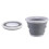 (Gray) Collapsible Rectangular Handy Bucket High Quality 1