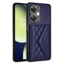 (Azure) YB Leather Coating Series-8 Compatible For OnePlus Nord CE 3 Lite 5G Case Phone Card Bag with Kickstand