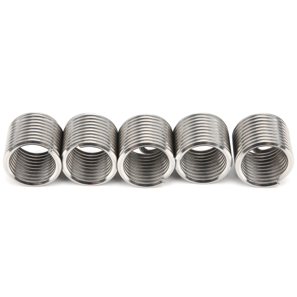 Durable M20x2.5x1.5d 5Pcs Wire Thread Inserts For Enhanced Strength 6941359463426