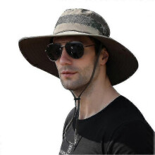 (Green) Sun Hat For Men/women, Summer Uv Protection Spf Waterproof Boonie Hat High Quality