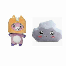 (A) Lankybox Boxy + Foxy + Rocky Plush Soft Stuffed Toy Kid Plushie Doll_y High Quality