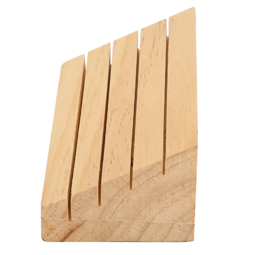 Wood Playing Card Holder Rack, 15cm, Durable Poker Accessory