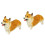 2Stk Simulation Corgi Figur Modell Spielzeug Desktop 4