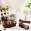 12 Tischnummern Display Holz Nachrichtenbox Schildhalter 5