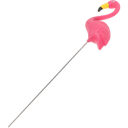 4 . topfpflanze, flamingo harz, garten außen 2
