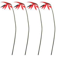 16 Künstliche Tropische Blumen