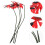 16 Künstliche Tropische Blumen 5