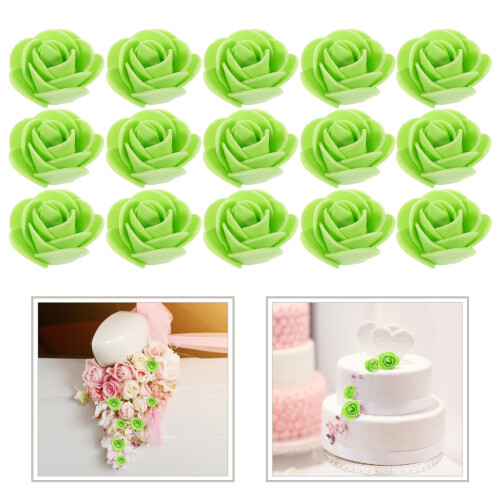 60Stk Simulation Rose Echte Attrappe Konservierte Diy 2