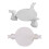 2er Set Keramik Tablett Hasen Design Wohnaccessoire 1