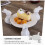 2er Set Keramik Tablett Hasen Design Wohnaccessoire 10