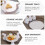 2er Set Keramik Tablett Hasen Design Wohnaccessoire 11