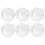 Round Plastic Wedding Candy Box 8x3cm Jewelry Storage Packaging 12