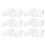 Round Plastic Wedding Candy Box 8x3cm Jewelry Storage Packaging 11