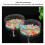 Round Plastic Wedding Candy Box 8x3cm Jewelry Storage Packaging 8