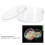Round Plastic Wedding Candy Box 8x3cm Jewelry Storage Packaging 6