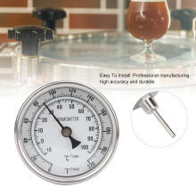 1/2" NPT Edelstahl-Topf-Thermometer mit Glasfront für Bierbrauen