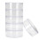 Round Plastic Wedding Candy Box 8x3cm Jewelry Storage Packaging 2