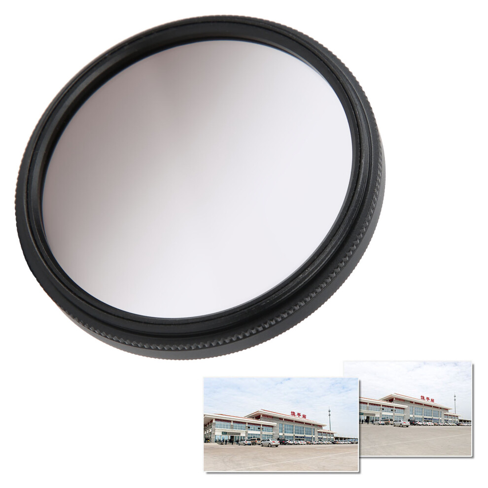 52Mm Gradient Filter For Camera Lens, Aluminum Alloy Grey 8771359465971
