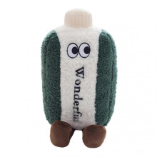(Green White) Coffee Cup Doll Plush Toy Interactive Design Doll Stress Relief Decorative Mini Pillow Doll Plush Ornament