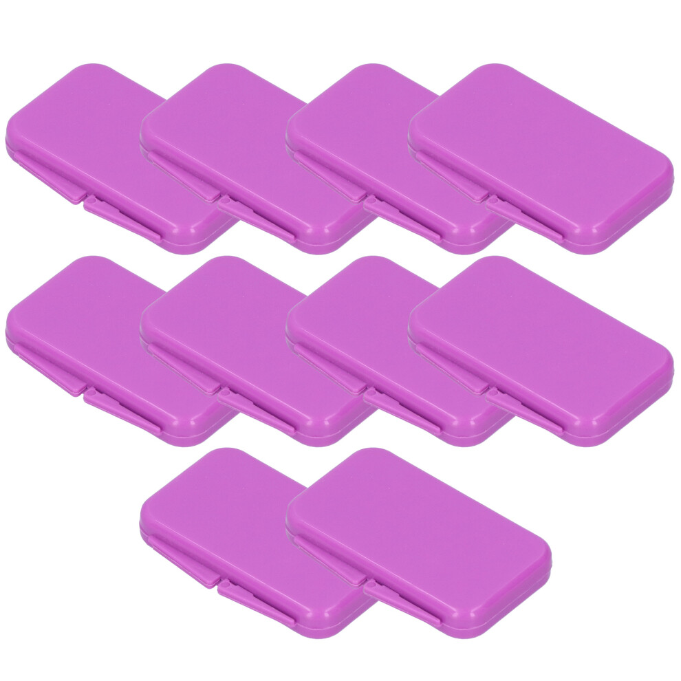 Purple 10Pcs Grape Flavor Orthodontic Wax For Braces, Food Grade 5.5X3.5cm