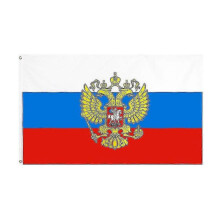 (A) 90x150cm Forward Russian National Emblem Bilateral Eagle Russia Flag High Quality