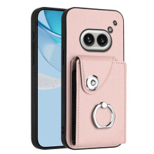 (For Nothing Phone 2a, Pink) Organ Card Bag Ring Holder Phone Case