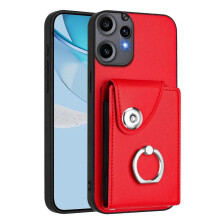 (For Nothing CMF Phone 2 Pro, Red) Organ Card Bag Ring Holder Phone Case