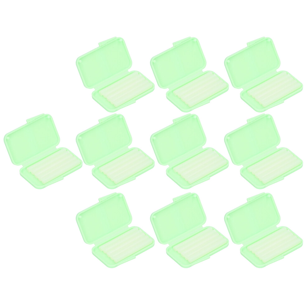 Green Dental Care: 10Pcs Apple Orthodontic Wax For Brace Users
