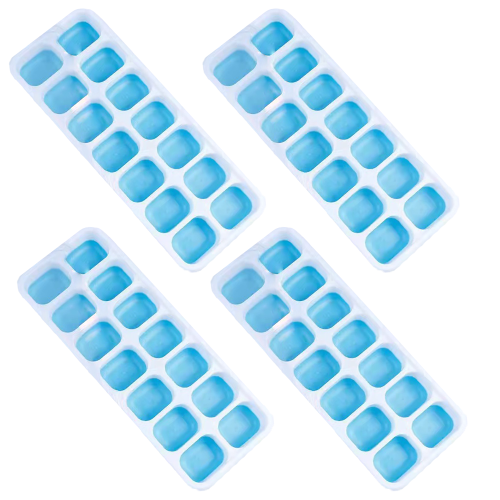 Formas de gelo de silicone Icicle Innovators com design flexível, multiuso para casa, festas e bares.