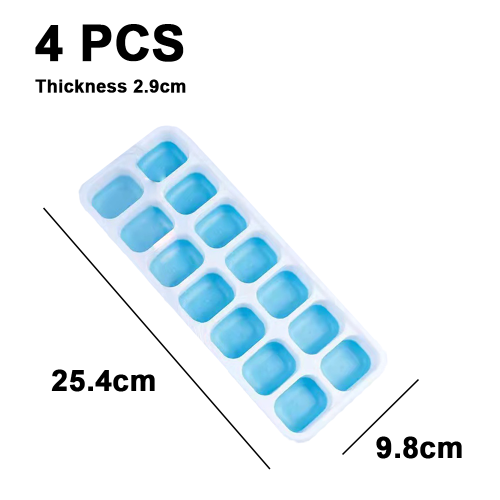 Formas de gelo de silicone Icicle Innovators com design flexível, multiuso para casa, festas e bares. 1