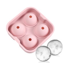 Ice Sphere Maker, Flexible Silicone Large Ice Ball Mold For Whiskey, Easy Fill & Release Design Ensures Smooth Spheres, Game Changer Ice Tray For Cock