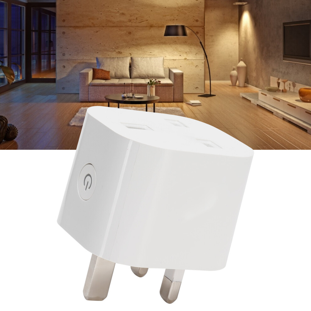 Voice Enabled Wifi Smart Outlet Plug Compatible With Alexa For Home Automation 7641359466814