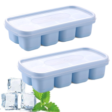Stapelbare Silikon-Eiswürfelformen, einfaches Herauslösen dank abnehmbarem Deckel, BPA-frei und LFGB-zertifiziert für Ihre sicheren und kreativen