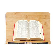 Bamboo Reading Stand for Books, Display & Recipes, 28x20x4.5cm