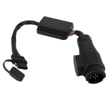 European 13‑Pin to US 4‑Pin Trailer Wiring Adapter, Plug & Play