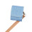 (Light Blue) Cowboy Fabric Texture PU Headset Protective Bag For AirPods 1 / 2 1