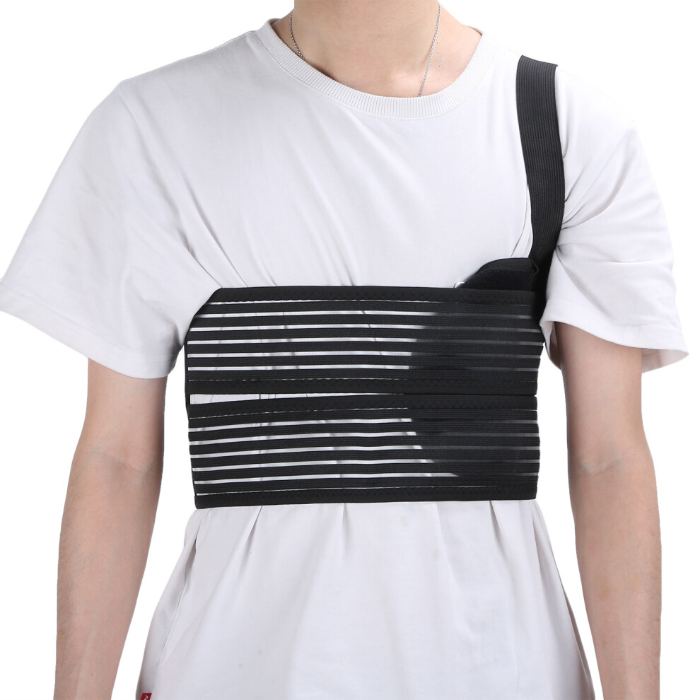 Breathable Adjustable Rib Brace Unisex Chest Protector L 80-115cm