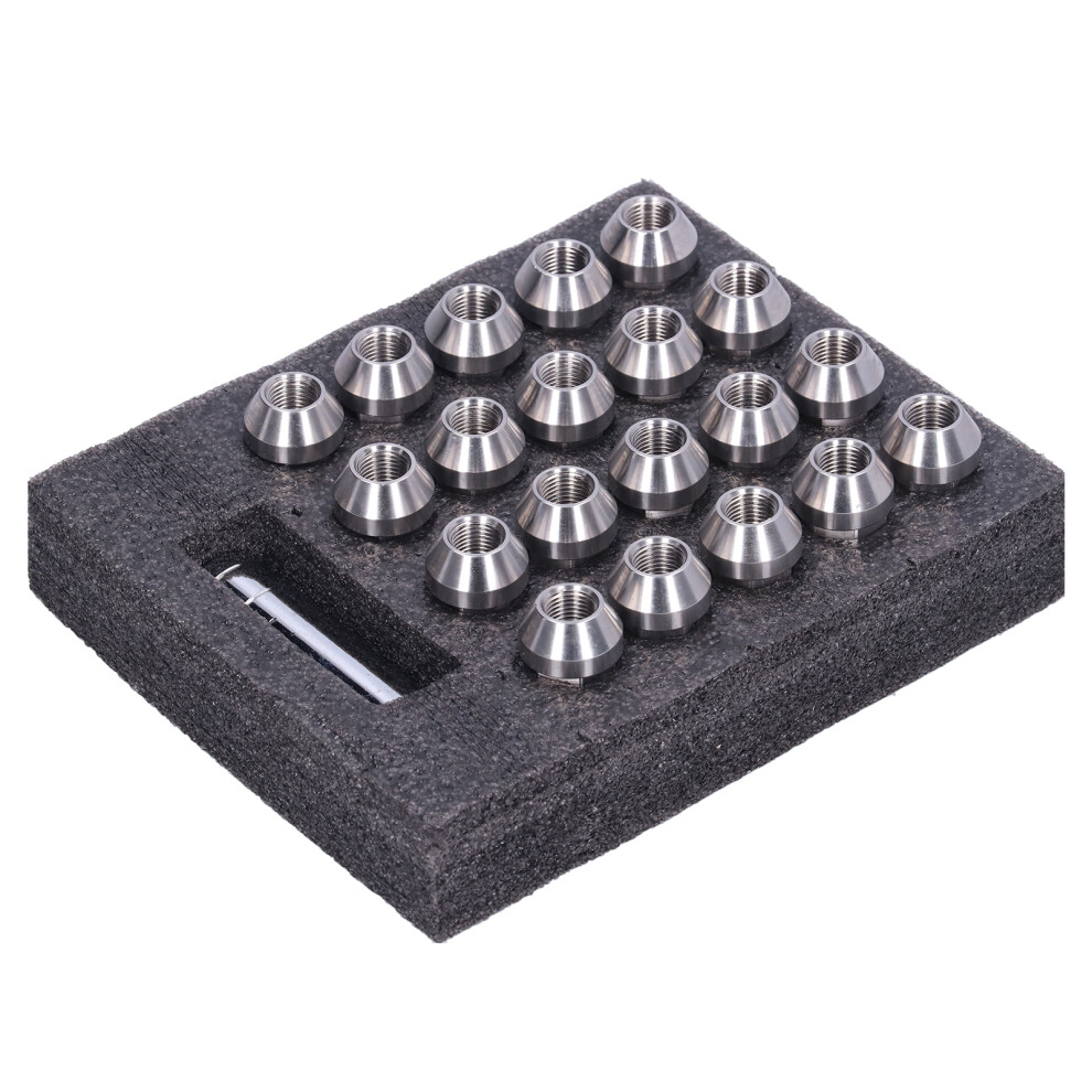 1/2Â20 Stainless Steel Lug Nut Socket Kit, Universal, 13/16In 9381359469320