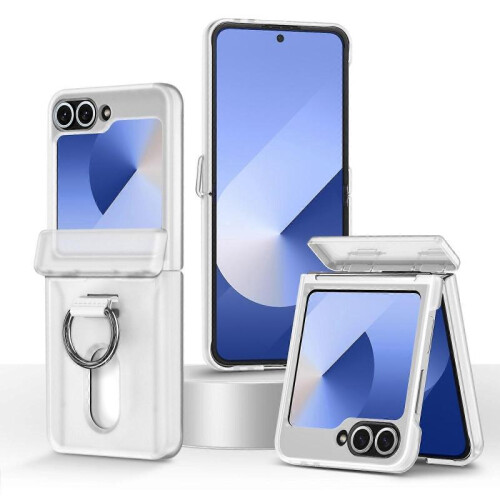 (Matte) Folding Central Axis Card Bag Phone Case with Ring