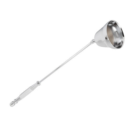 Edelstahl-Kerzenlöscher mit langem Griff - Silber, 20 cm 2