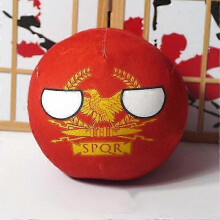 (9cm) Polandball Plush Doll Ball Model Toy Pillow Roman Empire