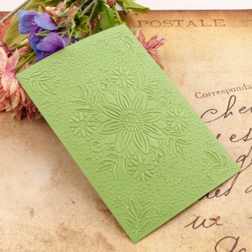 4Pcs Plastic Embossing Template for DIY Card Making and Scrapbooking 2
