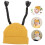 Braid Baby Wintermuts Gebreide Pruik Peuters Pasgeboren Accessoire 5