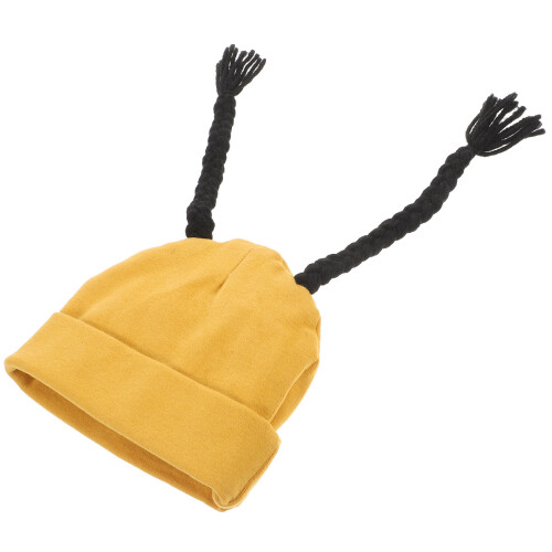Braid Baby Wintermuts Gebreide Pruik Peuters Pasgeboren Accessoire 1