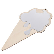 7 Tragbares Spiegel Set Wohnaccessoires Klar